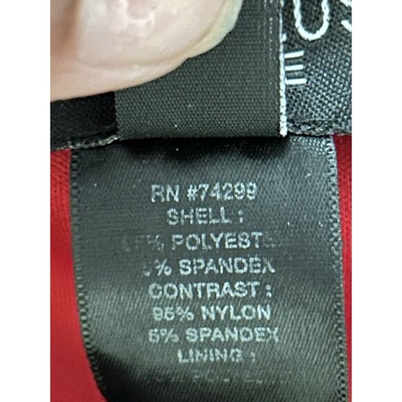 ENFOCUS Women Black & Red Bodycon Dress Size 20W - Picture 10 of 12